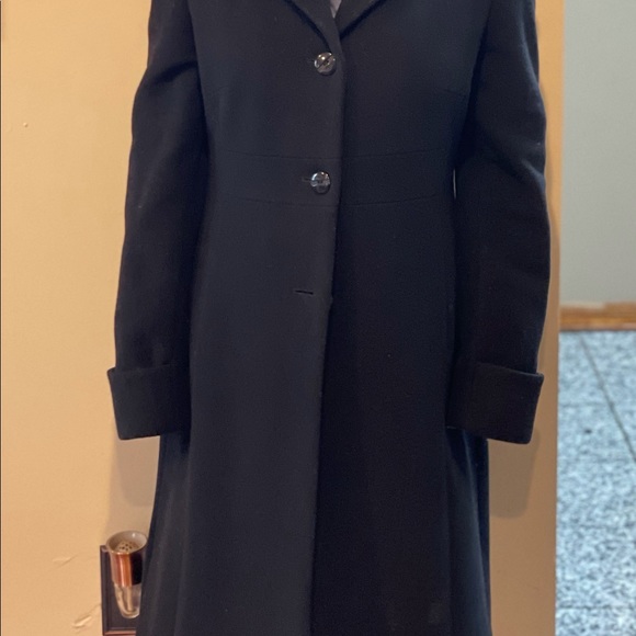 Kenneth Cole Reaction Womens Black Coat - Picture 4 of 9